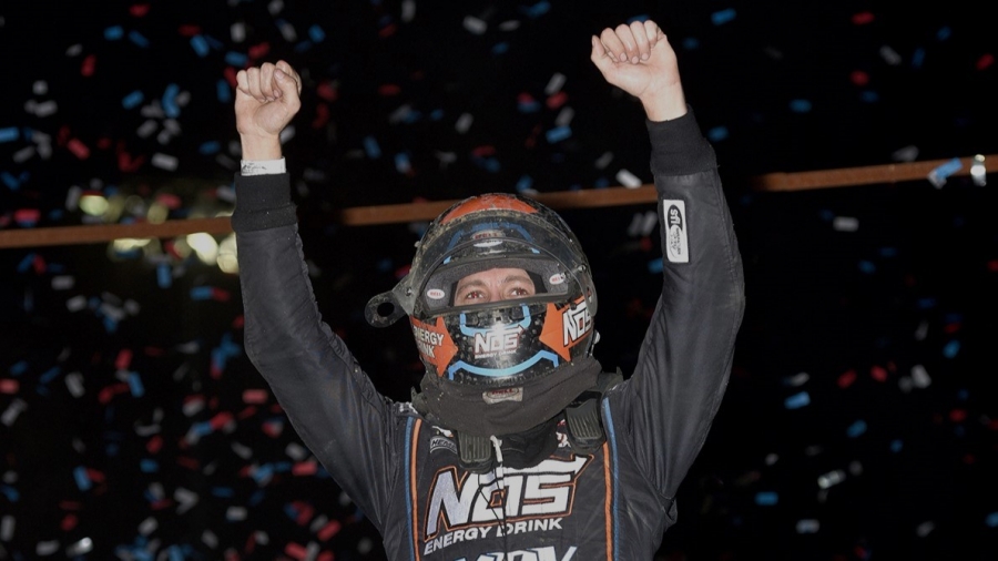 BACK-TO-BACK AT OCALA! GRANT MOVES TO 4TH ON USAC SPRINT WIN LIST