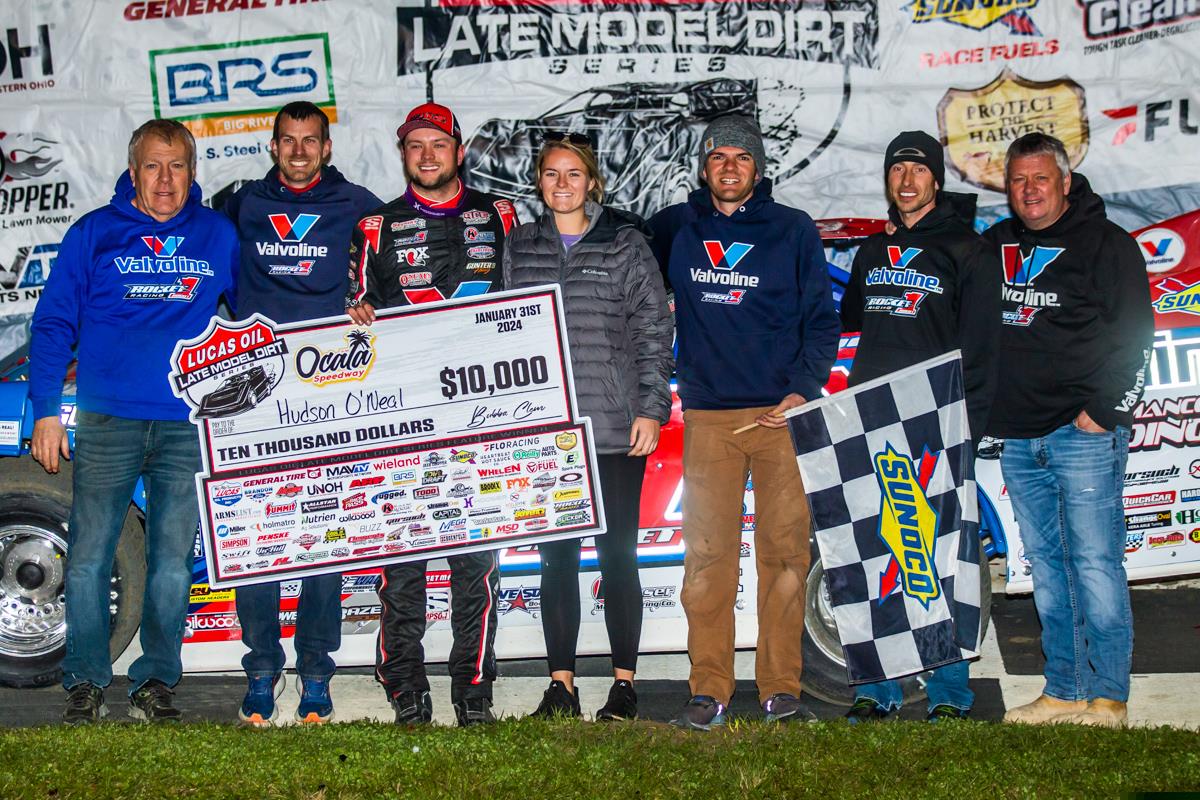 O’Neal Tops Ocala for Second Lucas Oil Late Model Dirt Series Win of 2024