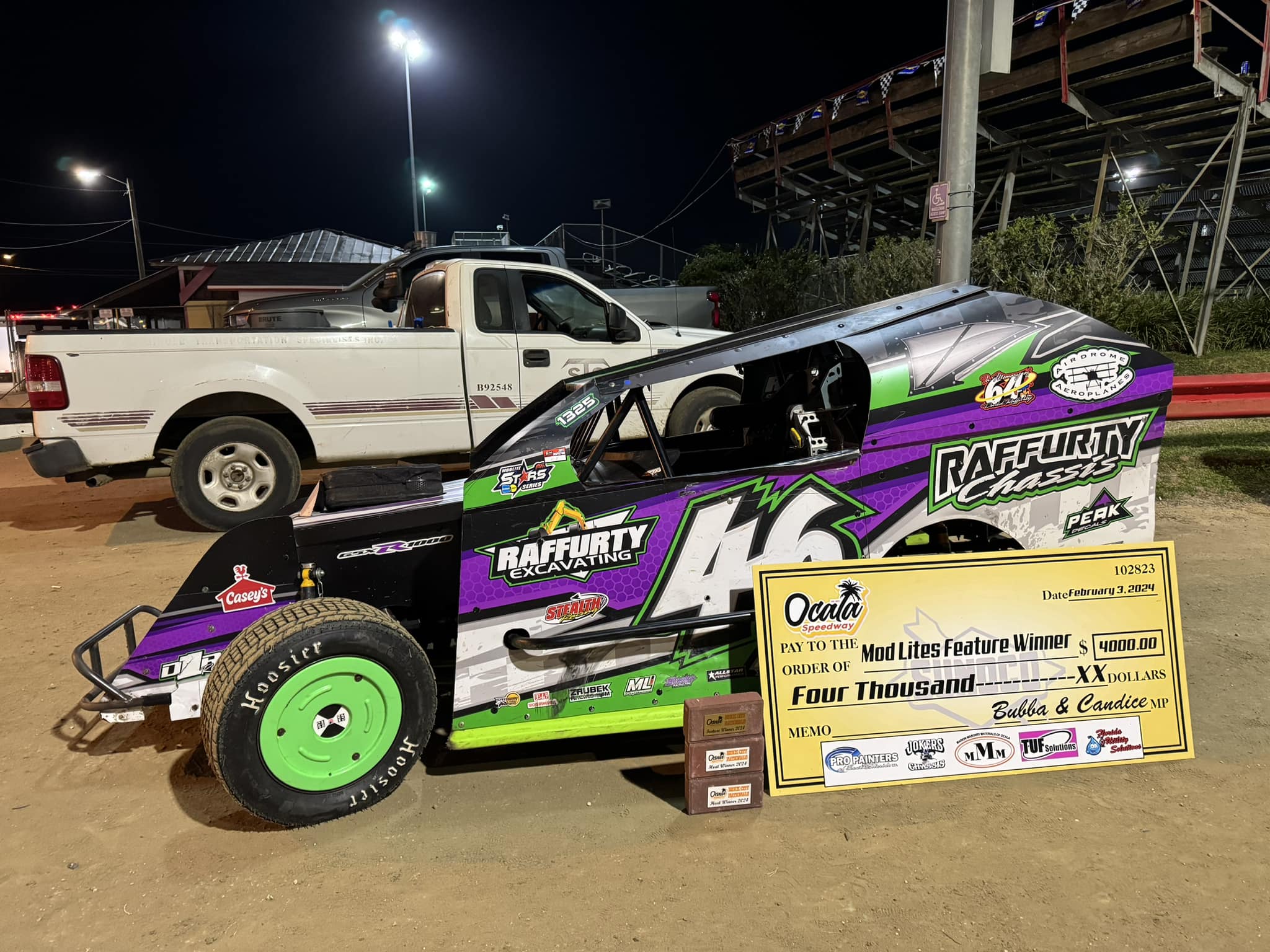 Street Stocks: #0 Rich Pratt and ModLite Stars #46 Dillon Raffurty Win Brick City Nationals Final Night